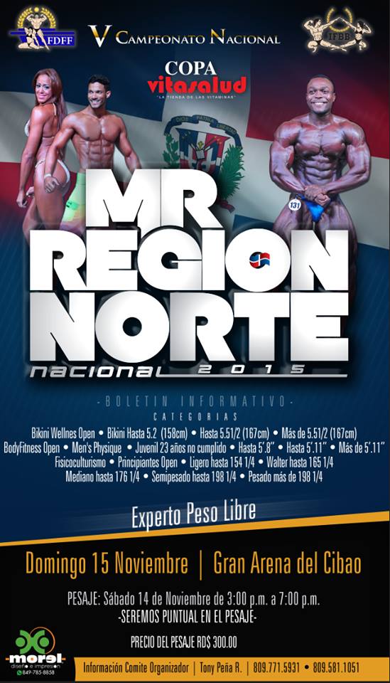 Mr Region Norte Nacional 2015
